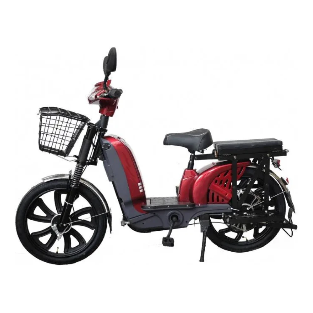 Электроскутер GreenCamel Тайфун 17 (350W 48V12Ah) быстросъем Красный 1